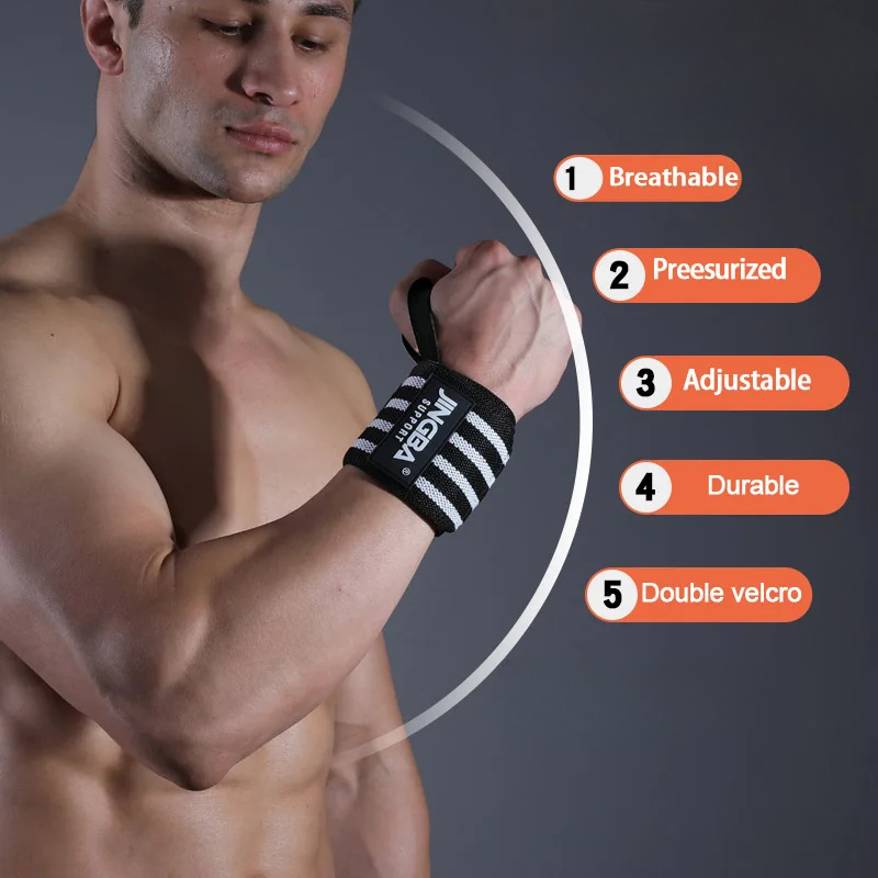 1Pc Wristband Wrist Support Br - огляд і ціна Wrist Wraps Weightlifting Support