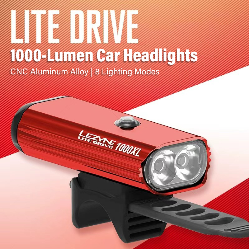 LEZYNE 1000 Lumen Bicycle Ligh - огляд і ціна Rechargeable Bicycle Headlight 1000 Lumen