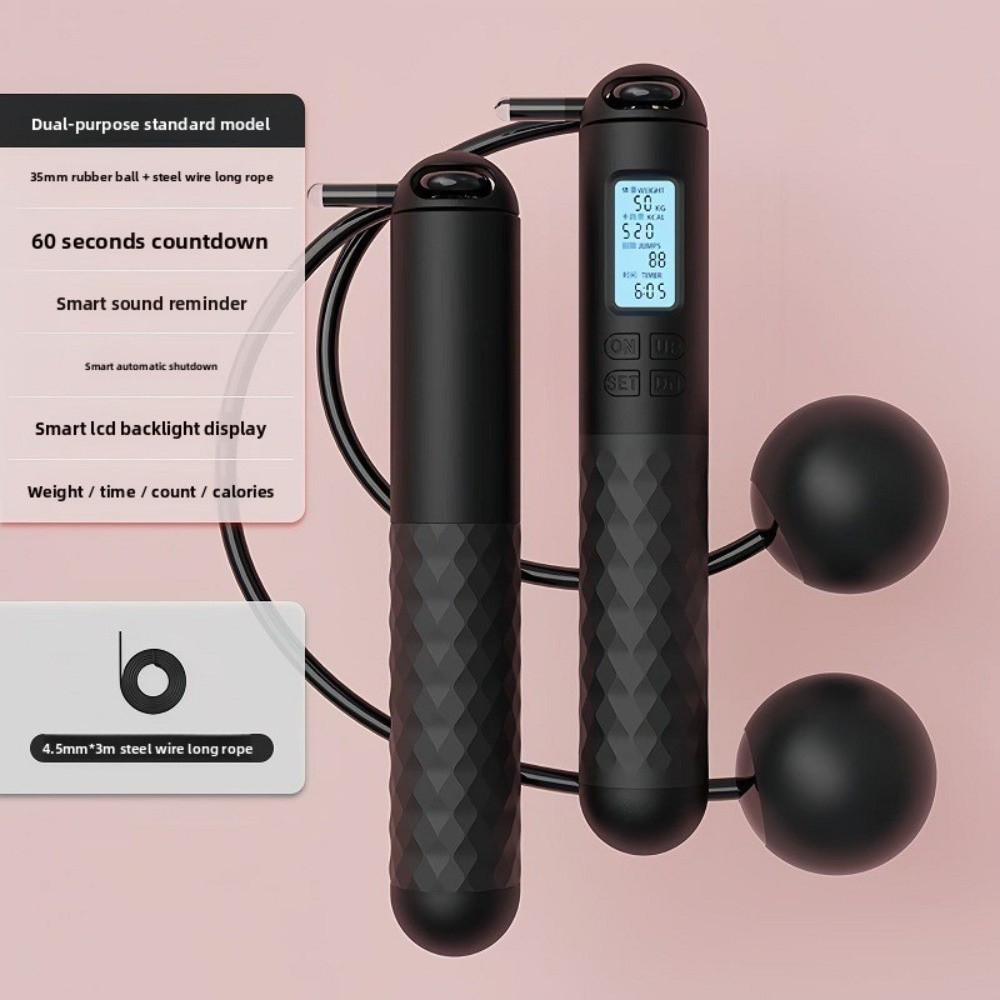 Portable Cordless Ropeless Jum - огляд і ціна Smart Jump Rope Digital Counter