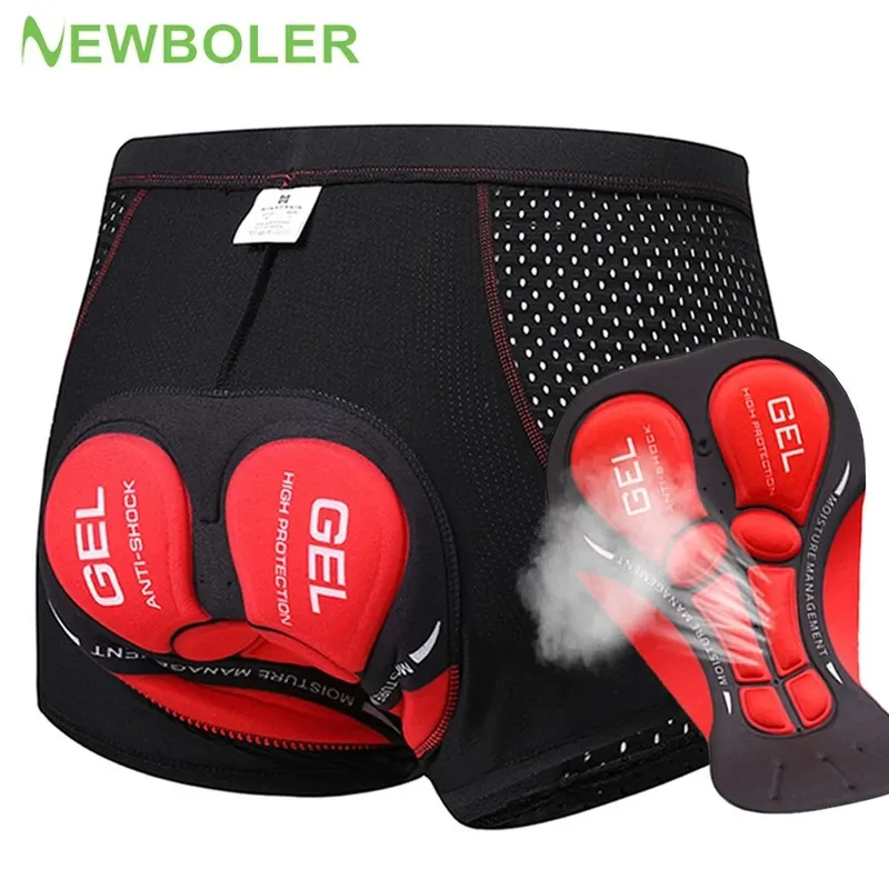 NEWBOLER Men's MTB Cycling Sho - огляд і ціна Padded Cycling Shorts 5D Gel
