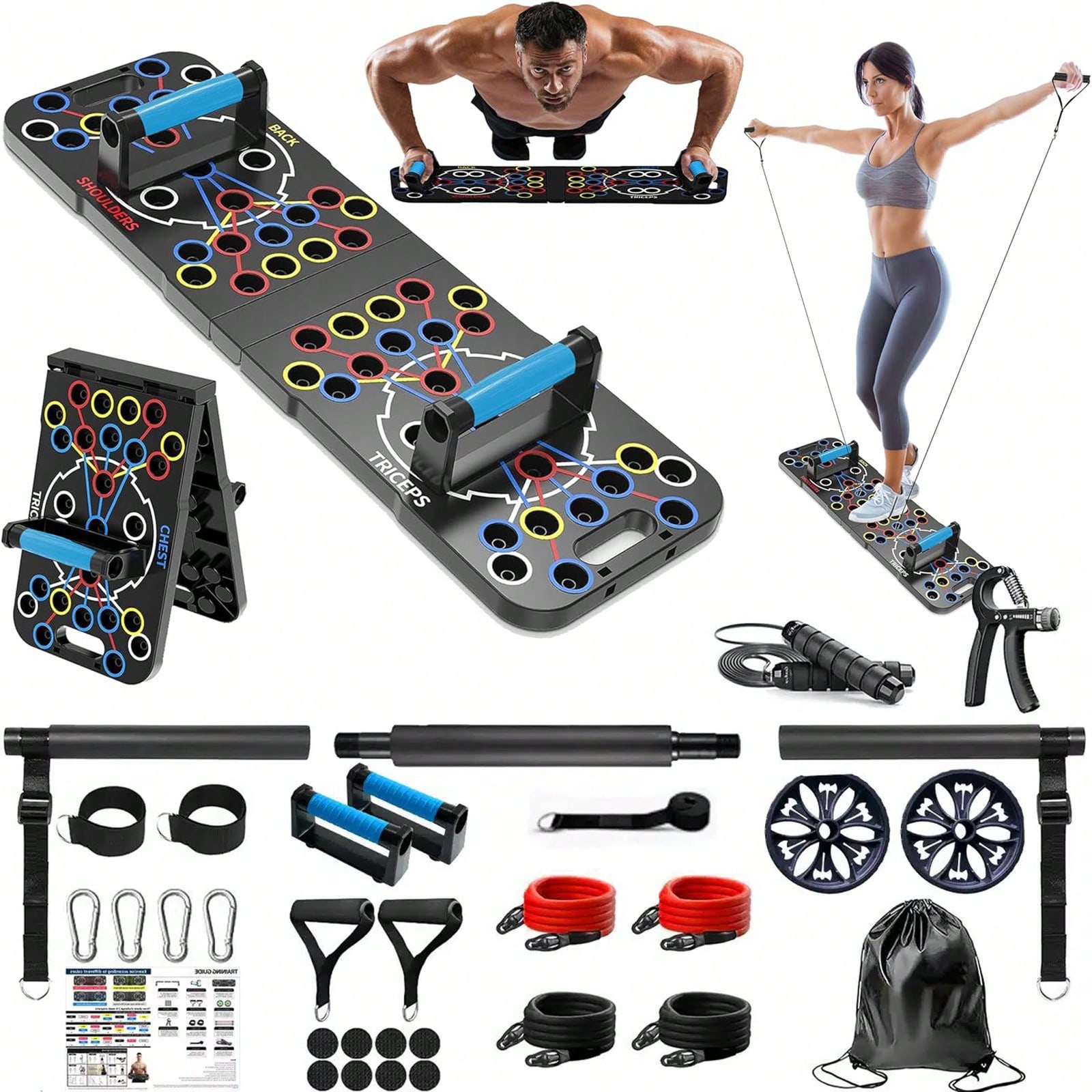 Foldable Push‑Up Board System, - огляд і ціна Push Up Board Foldable Multi Function
