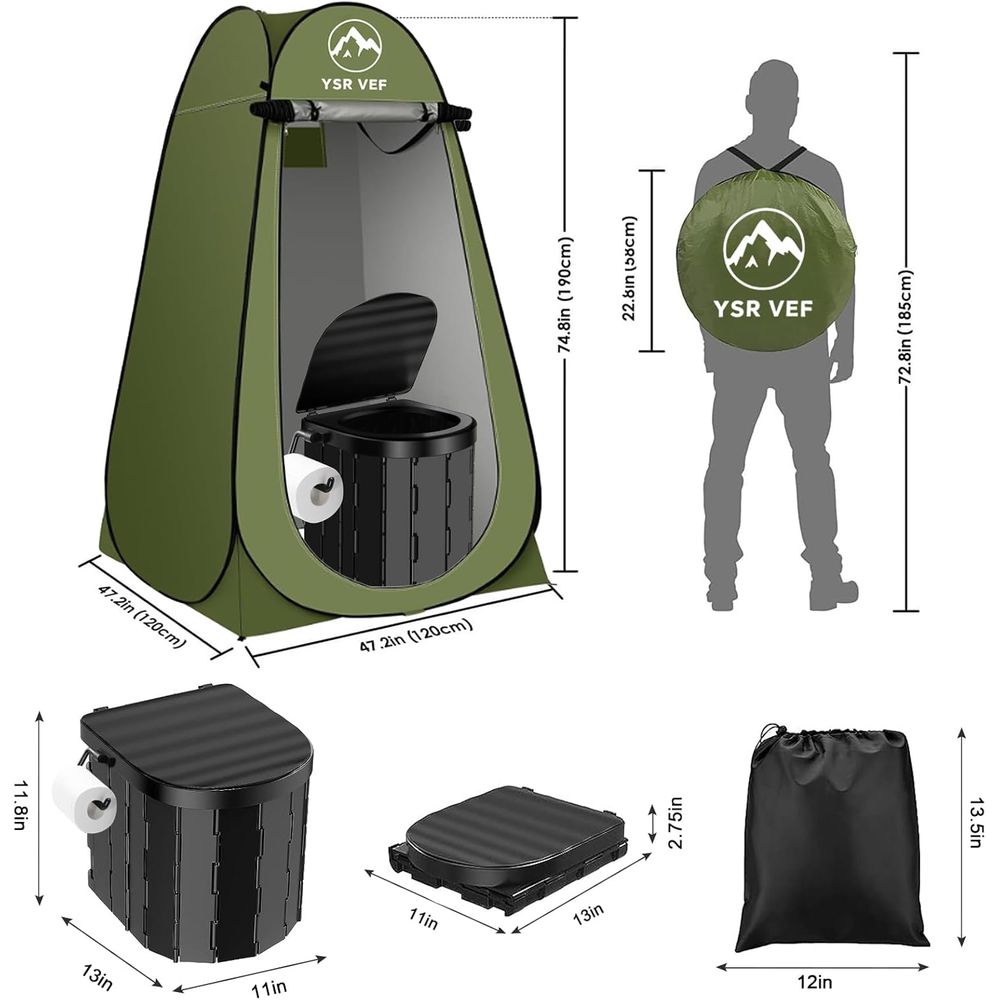 Portable Toilet Kit, Camping T - огляд і ціна Camping