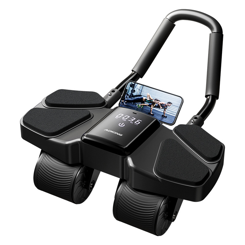 Auto Rebound Four Wheel Ab Rol - огляд і ціна Ab Roller Wheel With Elbow Support