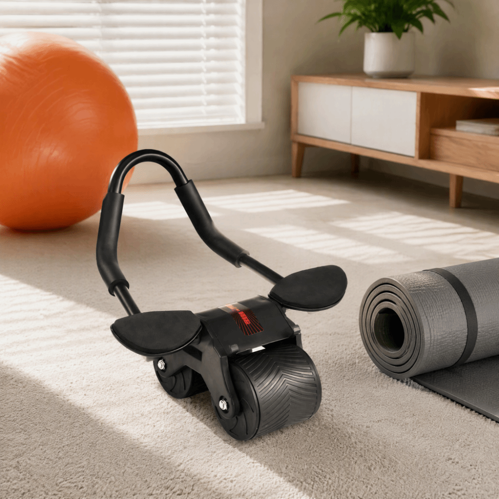 Steel ABS Automatic Rebound Ab - огляд і ціна Ab Roller Wheel With Elbow Support