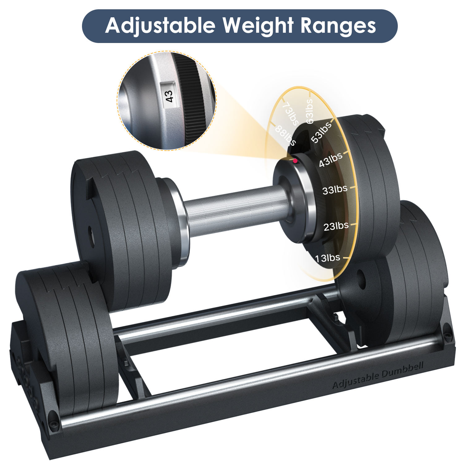 2026 Commercial Gym Equipment  - огляд і ціна Adjustable Dumbbell Pair 40Kg