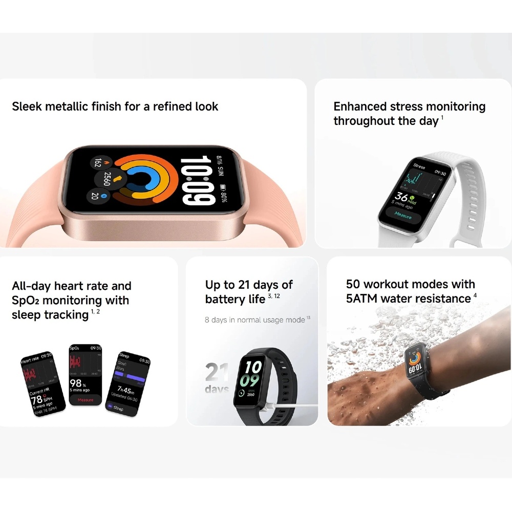 Xiaomi Smart Band 11 Active Gl - огляд і ціна Resistance Bands Set With Handles