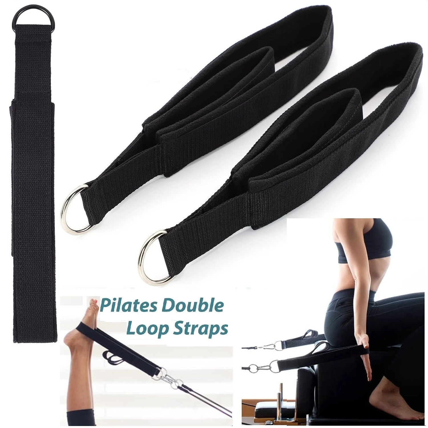 Double Ring Elastic Yoga Pilat - огляд і ціна Pilates Bar Kit With Resistance Bands