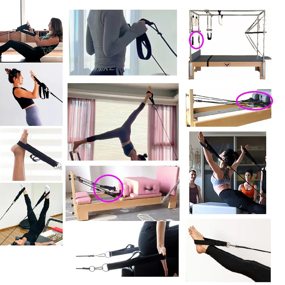 Double Ring Elastic Yoga Pilat - огляд і ціна Pilates Bar Kit With Resistance Bands