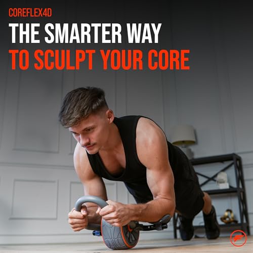 CoreFlex4D Ab Roller Wheel wit - огляд і ціна Ab Roller Wheel With Elbow Support