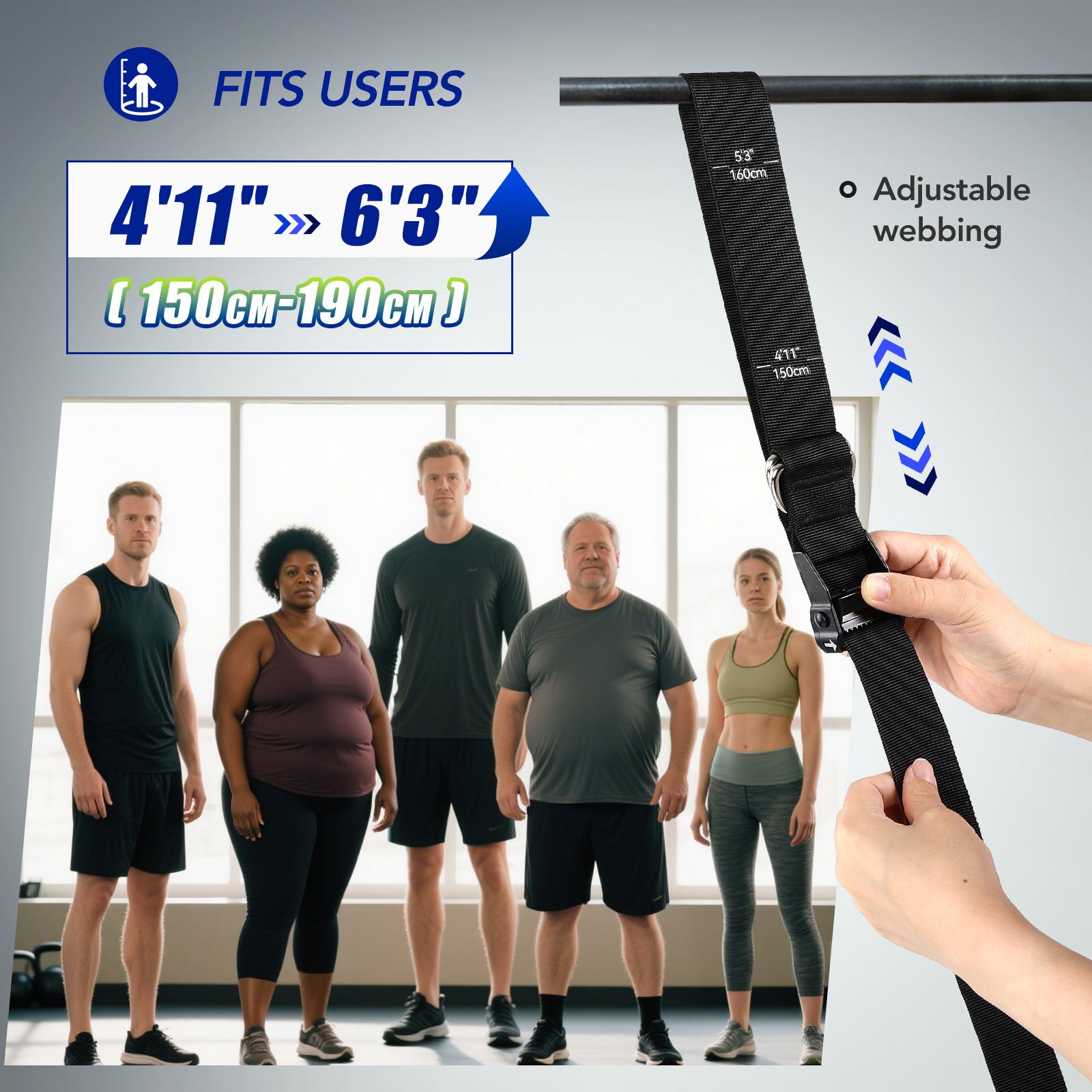 Heavy Duty Pull Up Assist Band - огляд і ціна Resistance Bands Set With Handles