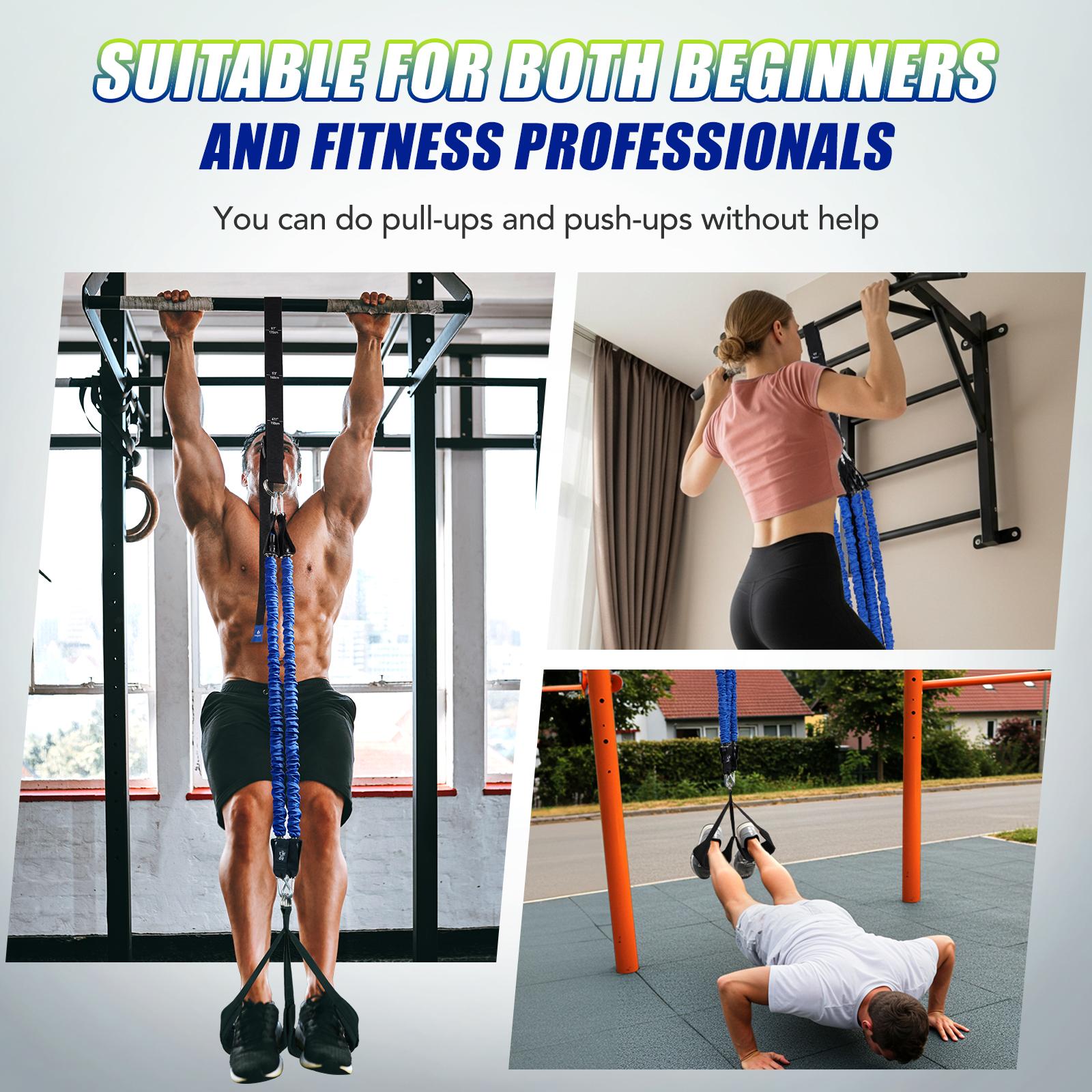 Heavy Duty Pull Up Assist Band - огляд і ціна Resistance Bands Set With Handles