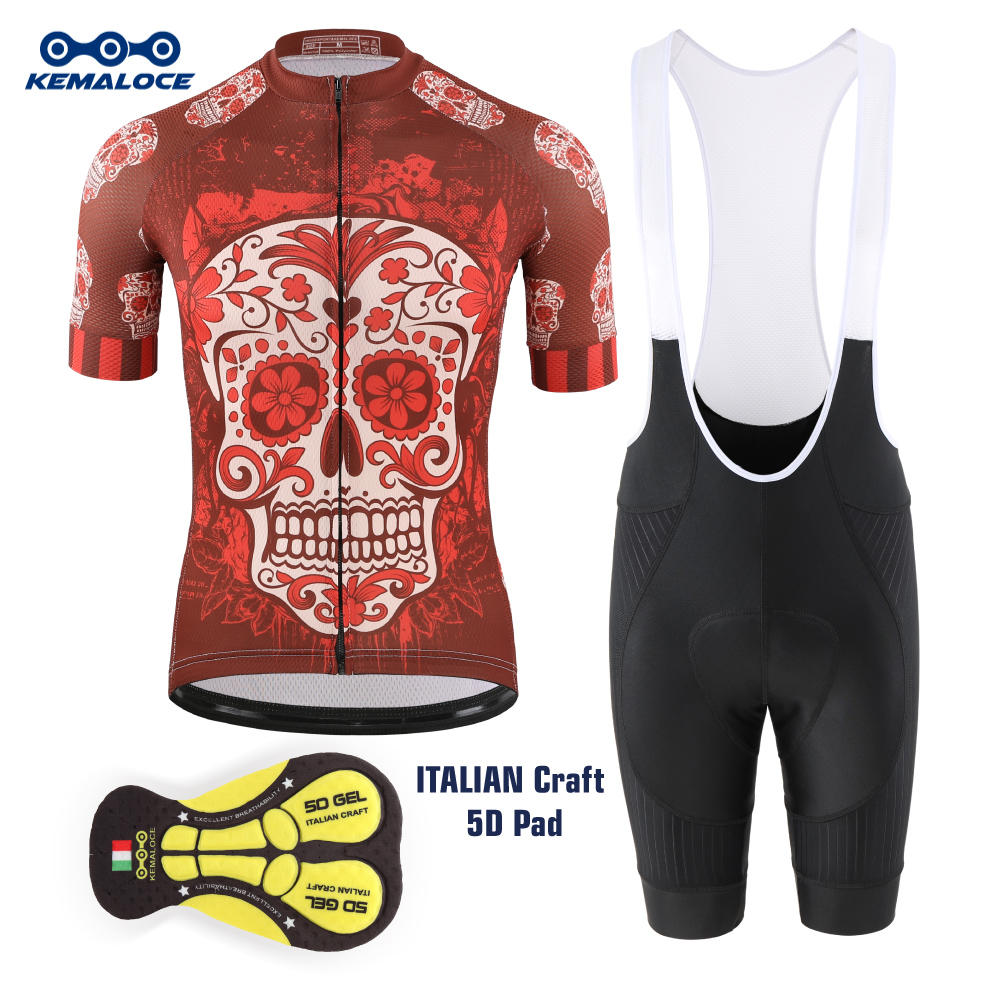 KEMALOCE Red Cycling Jersey Me - огляд і ціна Padded Cycling Shorts 5D Gel