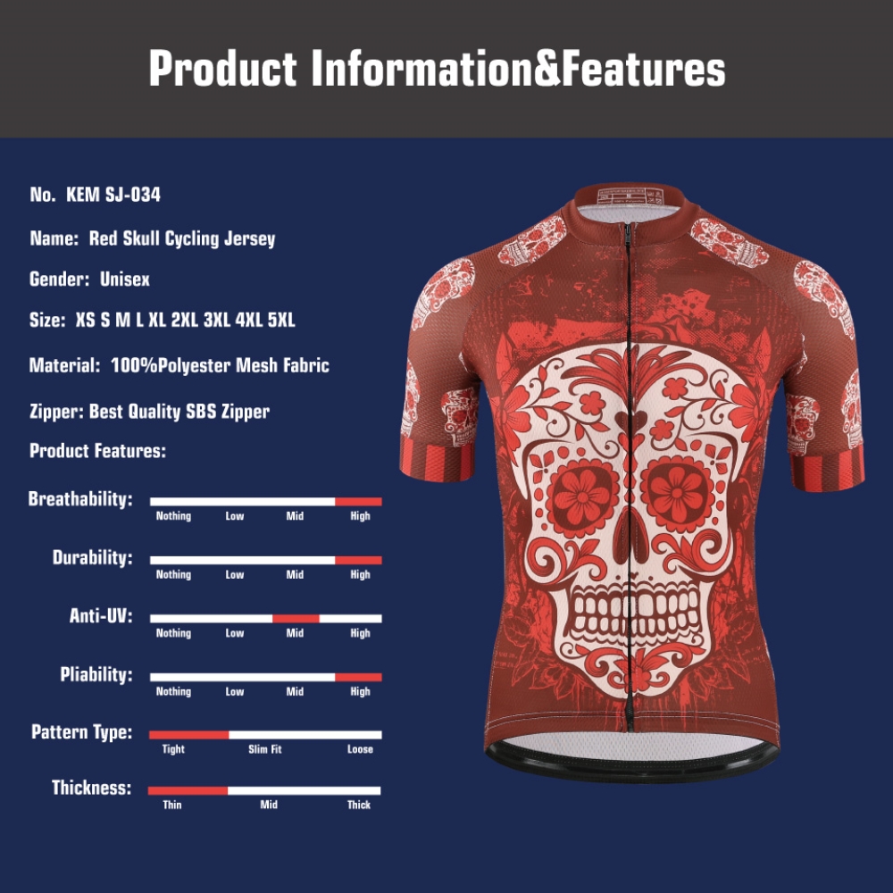 KEMALOCE Red Cycling Jersey Me - огляд і ціна Padded Cycling Shorts 5D Gel