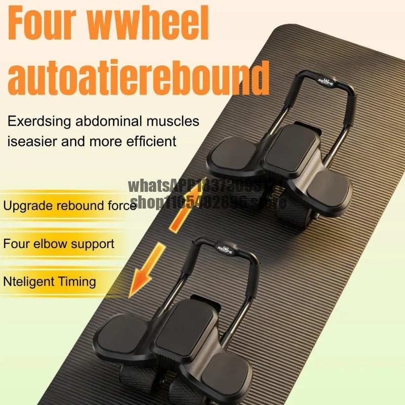 2 in 1 Ab Wheel Roller with El - огляд і ціна Ab Roller Wheel With Elbow Support