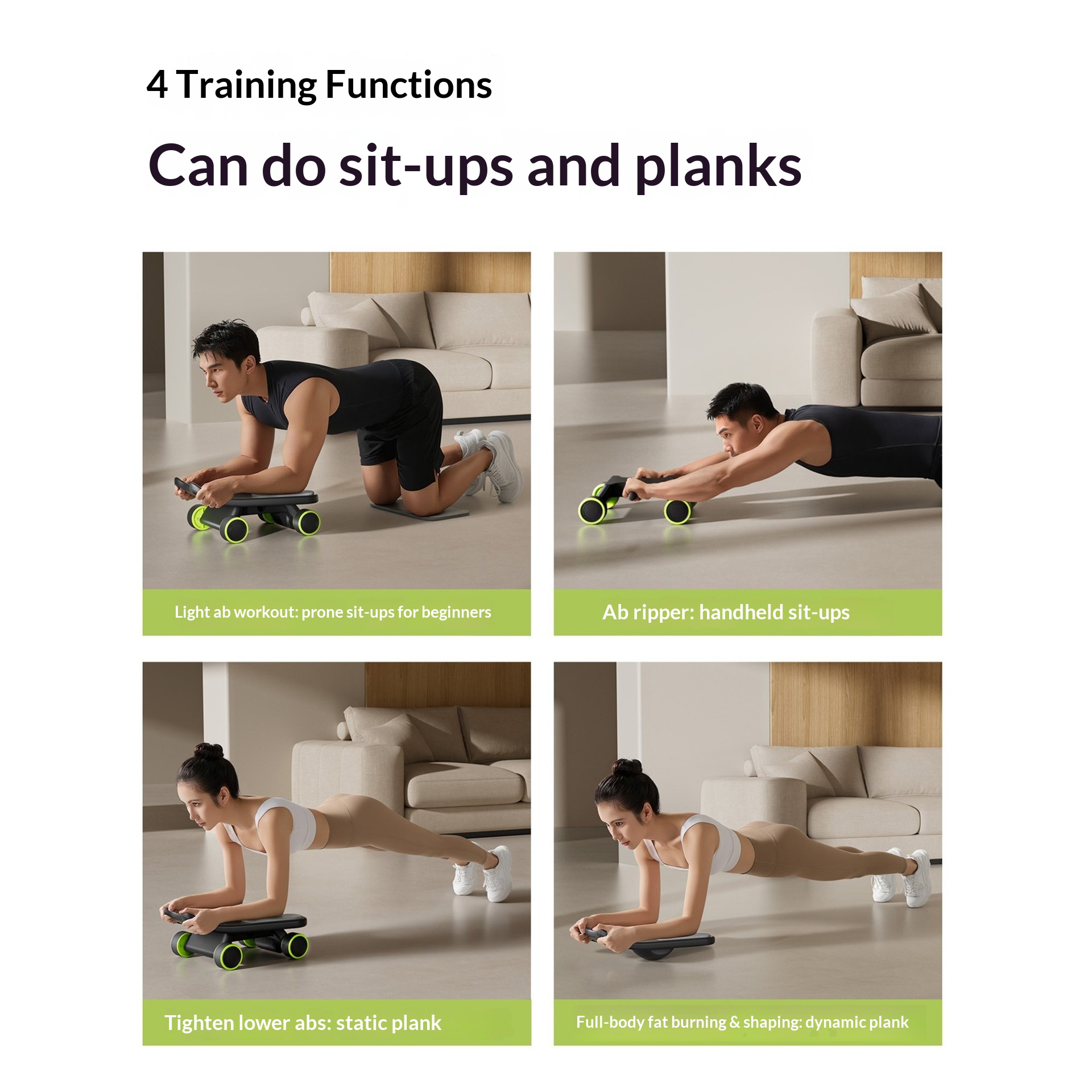 Ab Roller With Elbow Support A - огляд і ціна Ab Roller Wheel With Elbow Support