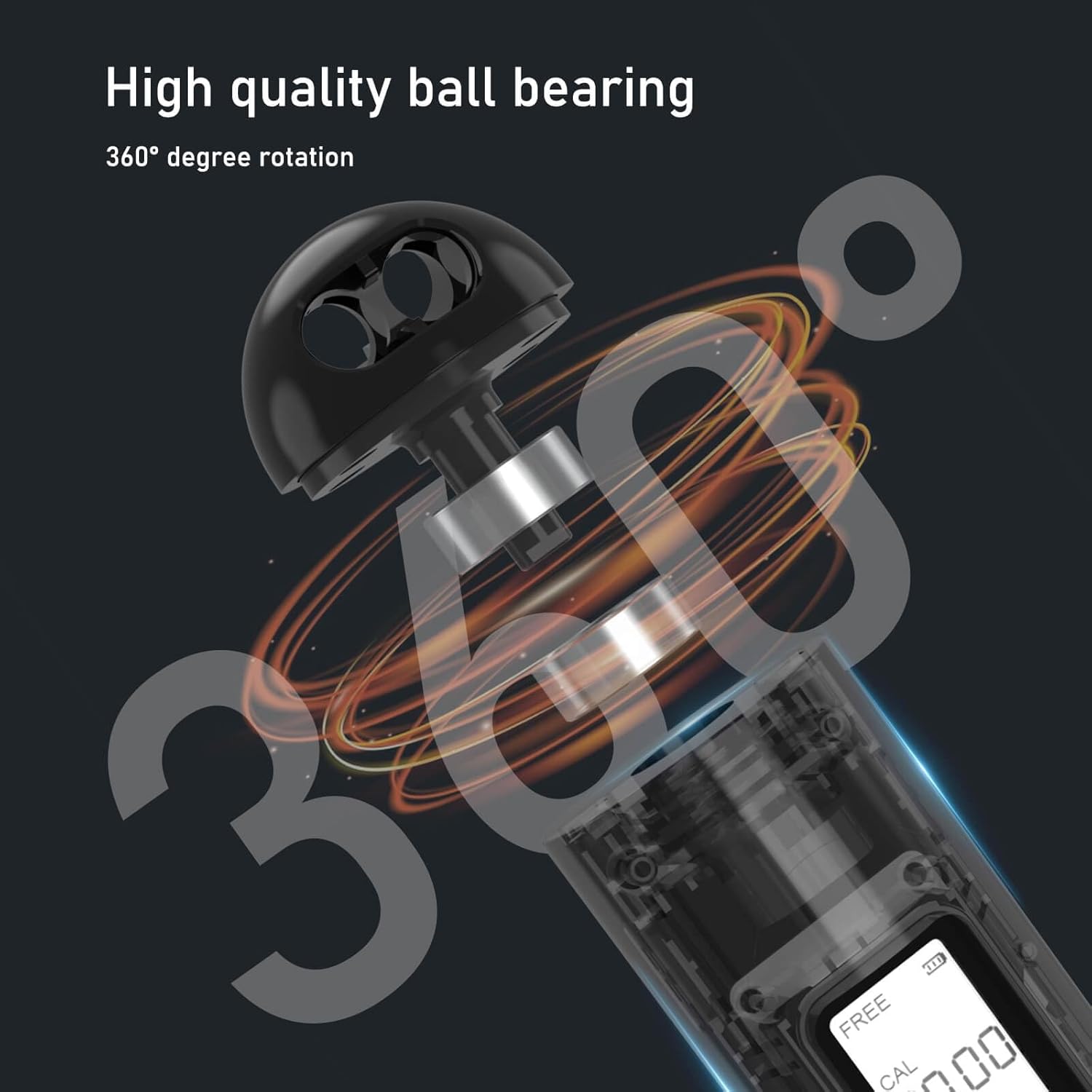 2-in-1 Smart Digital Weighted  - огляд і ціна Smart Jump Rope Digital Counter