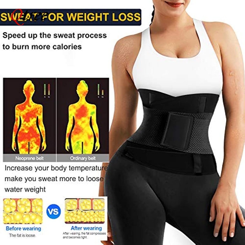 Qtree Hot Neoprene Waist Train - огляд і ціна Sweat Waist Trainer Belt Neoprene