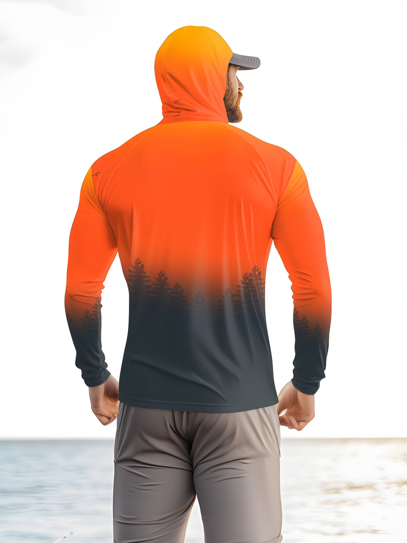 Men's Gradient Forest Printed  - огляд і ціна Fishing