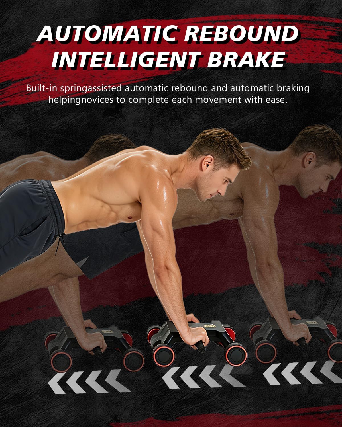 Ab Roller Wheel, Ab Roller, Up - огляд і ціна Ab Roller Wheel With Elbow Support
