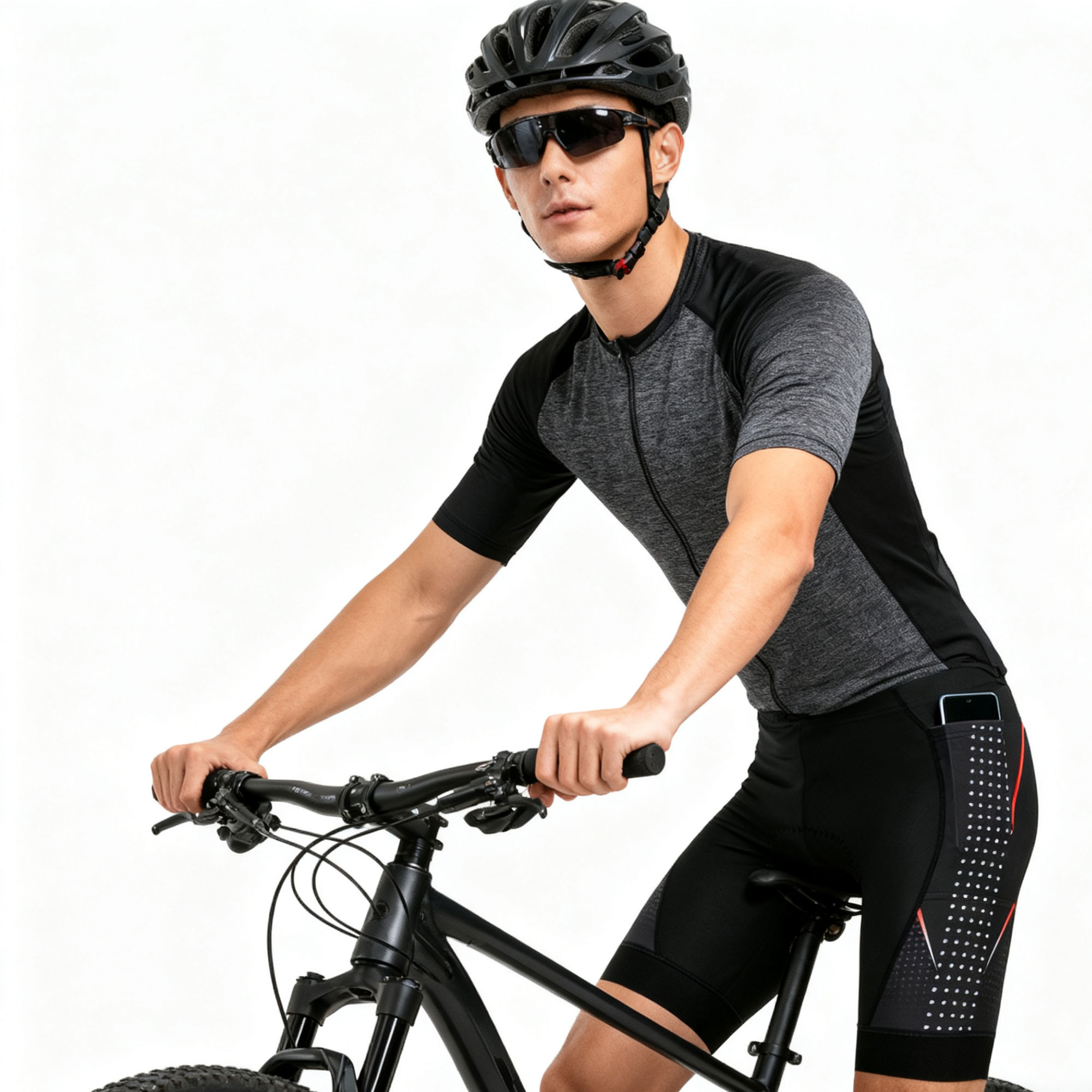 Premium Road Bike Shorts With  - огляд і ціна Padded Cycling Shorts 5D Gel