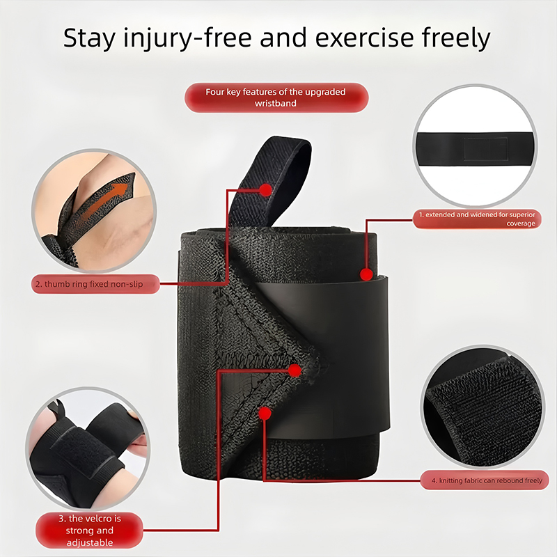 Padded Hard Wrist Wrap Support - огляд і ціна Wrist Wraps Weightlifting Support