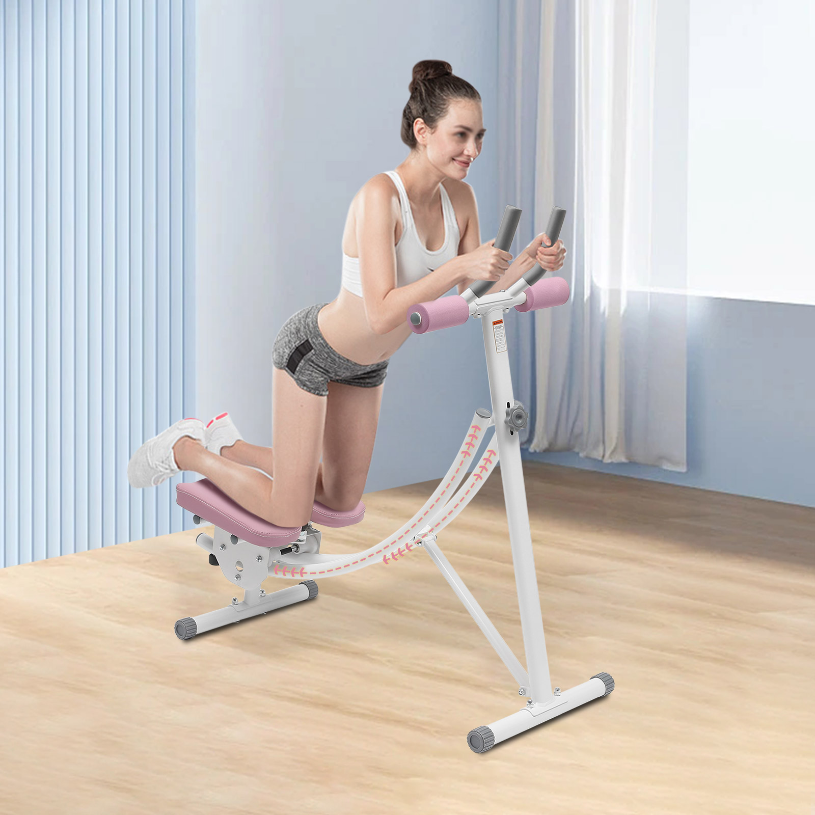 Ab Workout Machine Adjustable  - огляд і ціна Ab Roller Wheel With Elbow Support