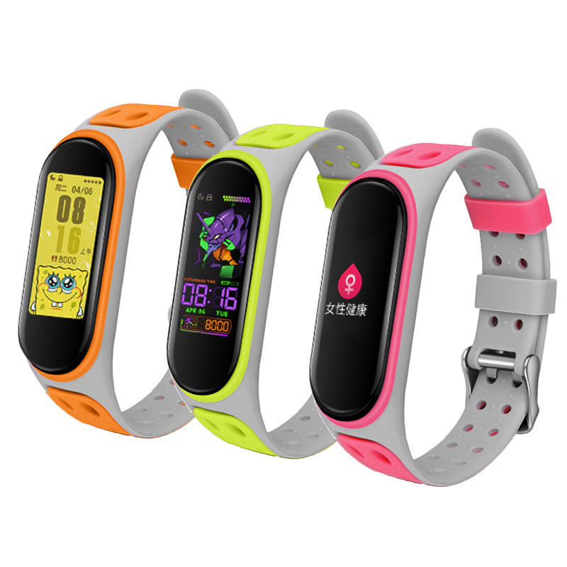 For Mi Band 3/4/5/6/7 Two Colo - огляд і ціна Resistance Bands Set With Handles