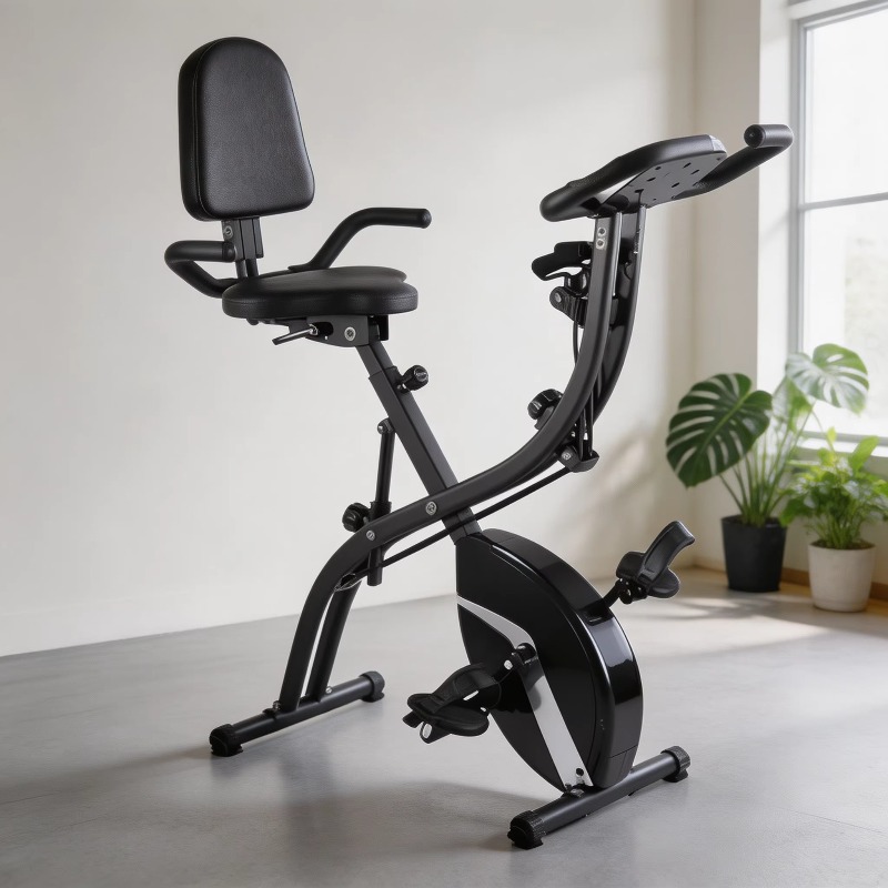 Home Fitness Folding Exercise  - огляд і ціна Exercise Bike Magnetic Resistance