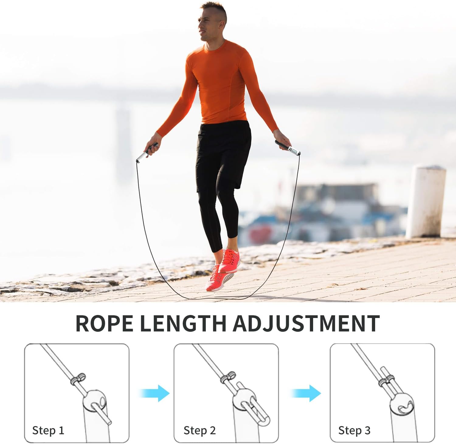 6cm Cordless Skipping Rope Wit - огляд і ціна Smart Jump Rope Digital Counter