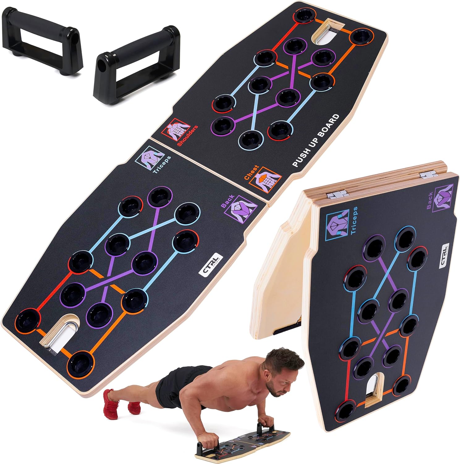 Multifunctional Foldable Woode - огляд і ціна Push Up Board Foldable Multi Function