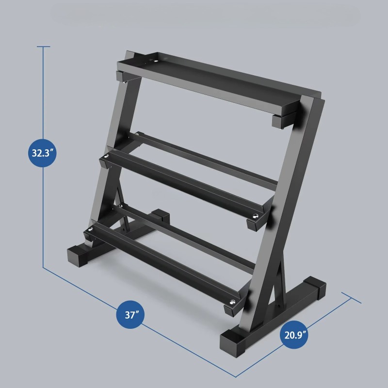 3-Tier Dumbbell Storage Rack 8 - огляд і ціна Fitness Equipment