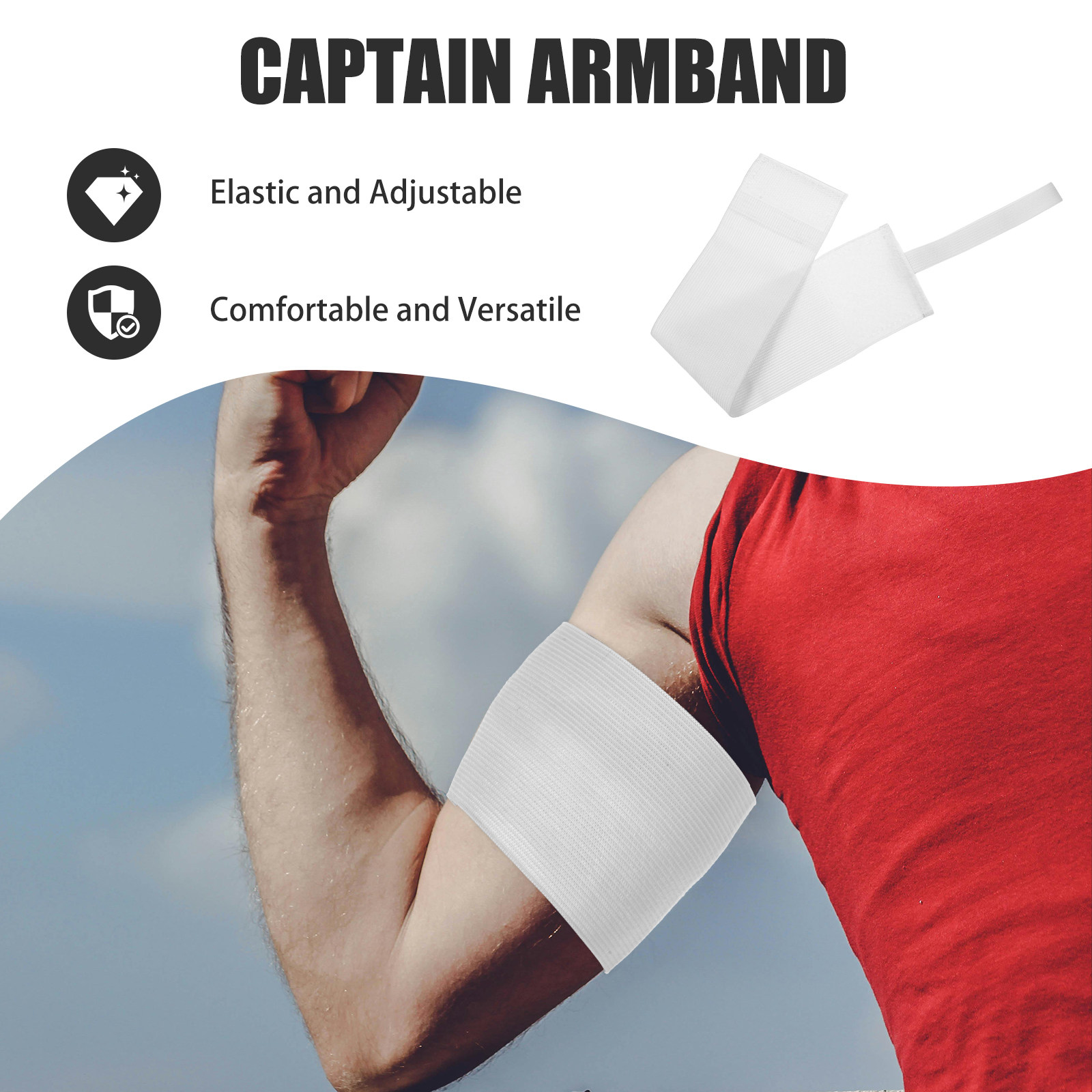 4Pcs Football Captain Armband  - огляд і ціна Team Sports