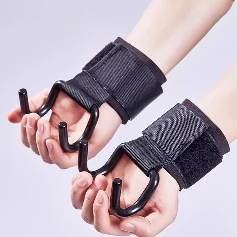 2PCS Weight Lifting Hook Grips - огляд і ціна Wrist Wraps Weightlifting Support