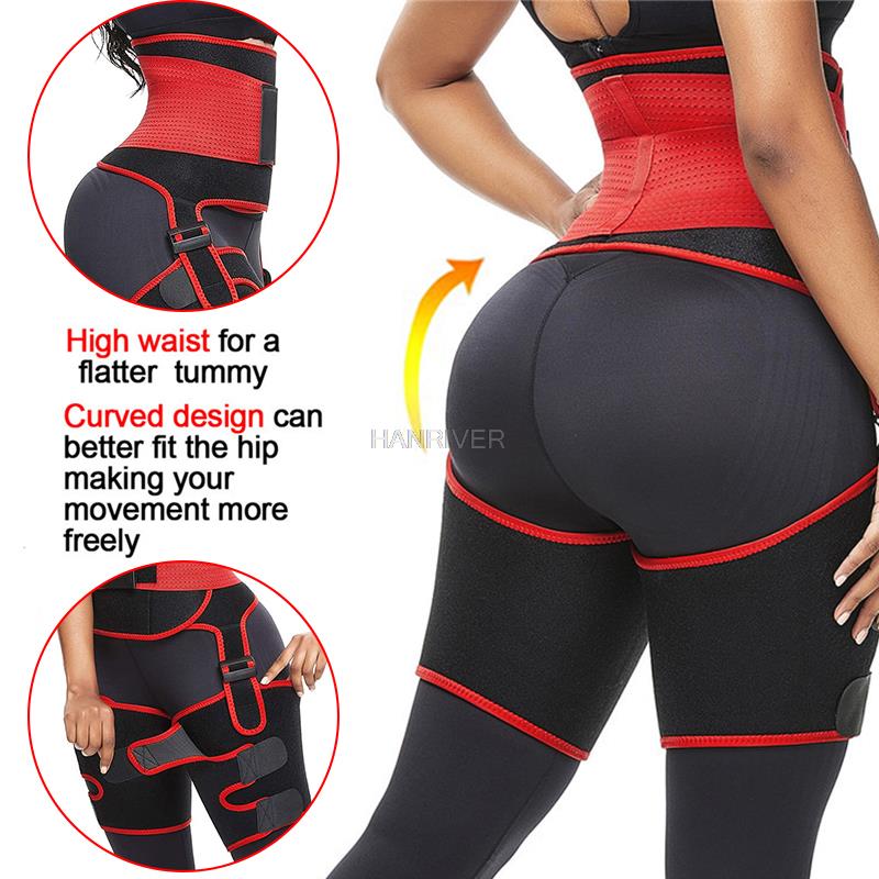 3 in 1 waist and thigh trimmer - огляд і ціна Sweat Waist Trainer Belt Neoprene