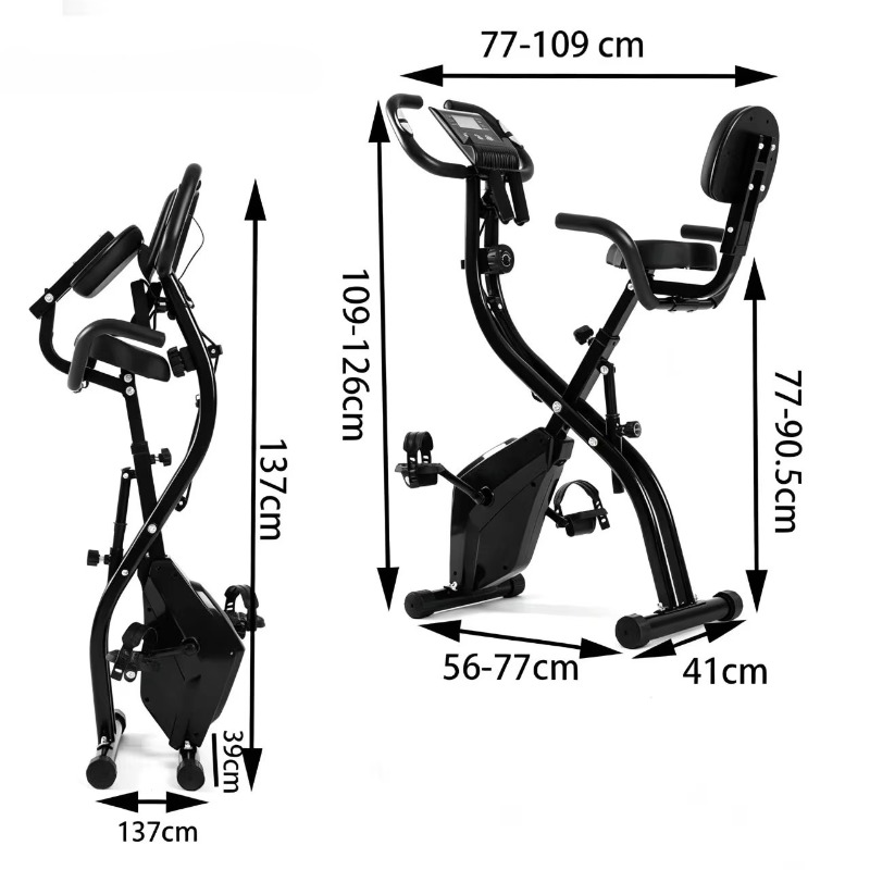 Stationary Exercise Bike Folda - огляд і ціна Exercise Bike Magnetic Resistance