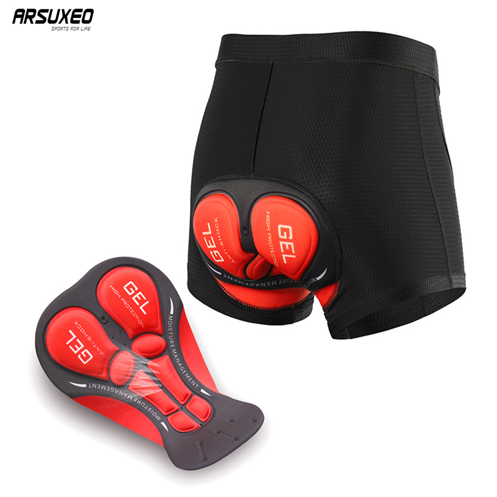 ARSUXEO Men's Cycling Shorts B - огляд і ціна Padded Cycling Shorts 5D Gel