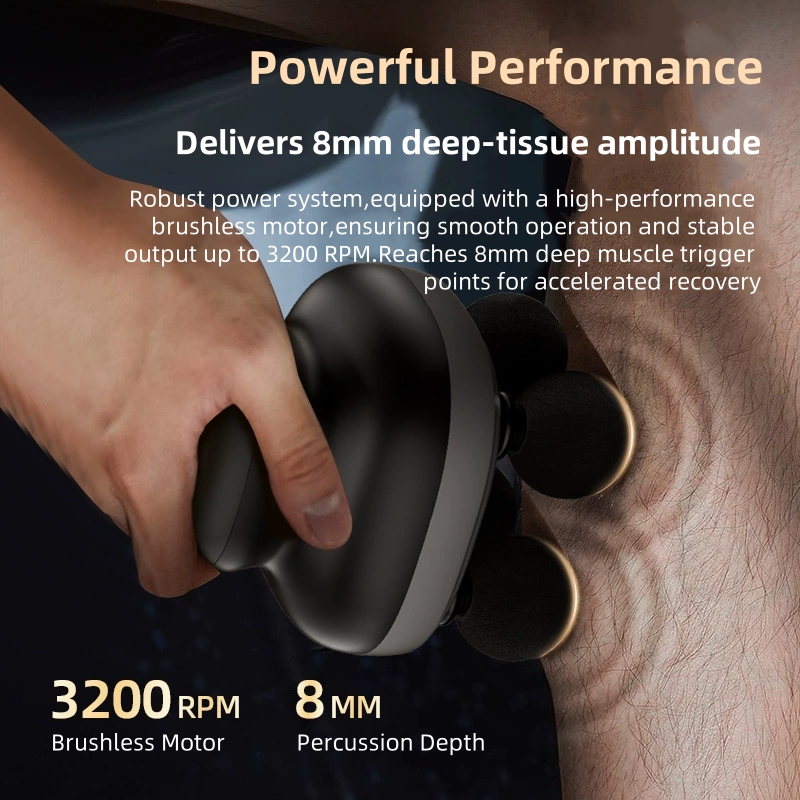4-Heads Handheld Fascia Gun Pr - огляд і ціна Electric Massage Gun Deep Tissue