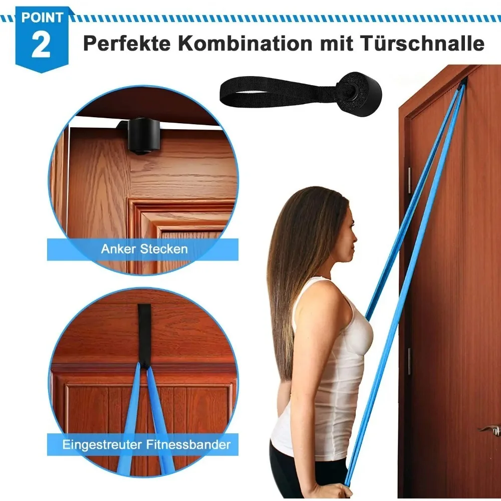4Pcs/Set Elastic Fitness Bands - огляд і ціна Pilates Bar Kit With Resistance Bands